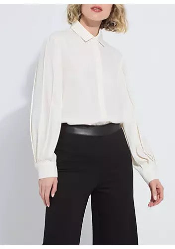 Ivette Pleated Sleeve Blouse