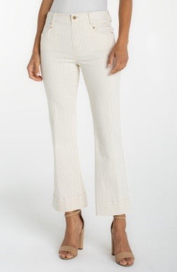 Liverpool Jeans Gia 27-inch crop glider jeans for women, featuring a stylish cropped fit and classic denim look.