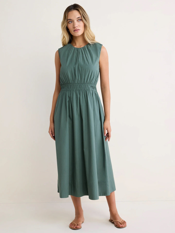 Poplin Palm Dakota Dress