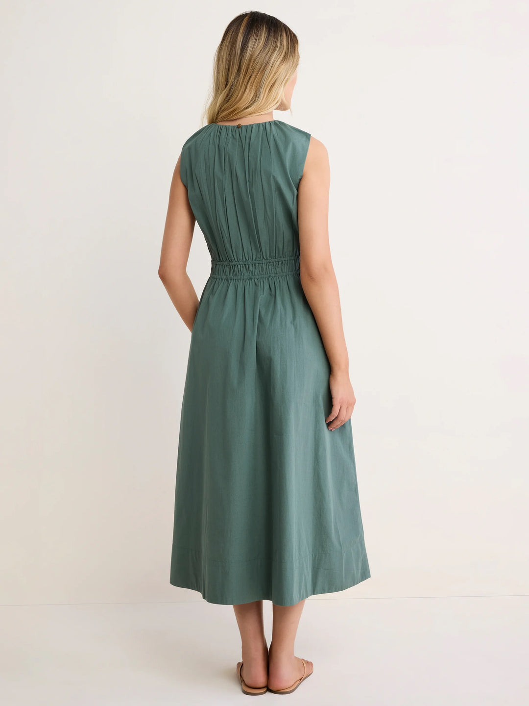 Poplin Palm Dakota Dress
