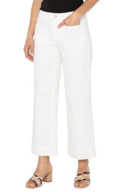 Corduroy 27" Wide Leg Pant