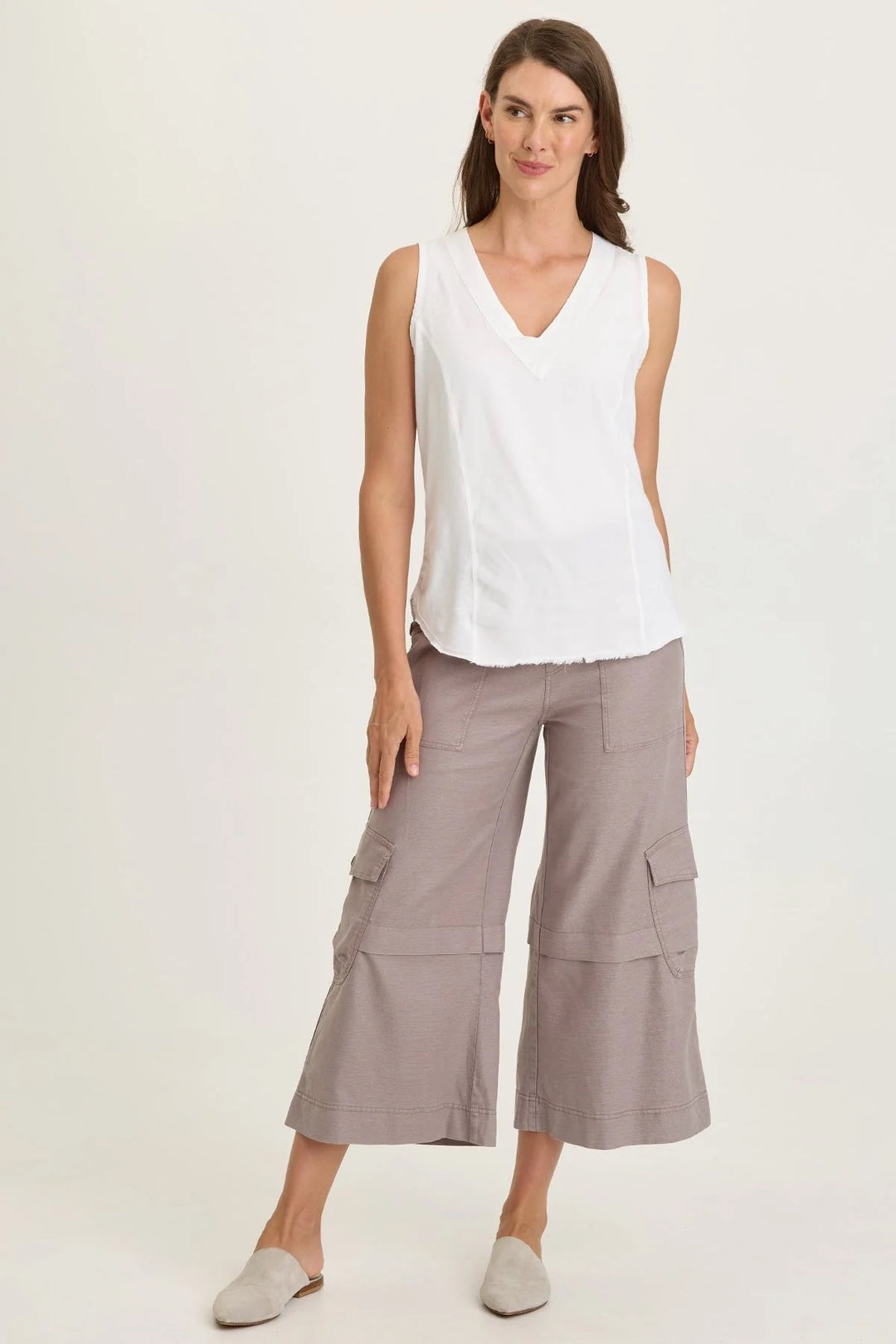 Nila White Tank