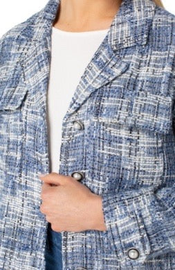 Button Front Boxy Jacket