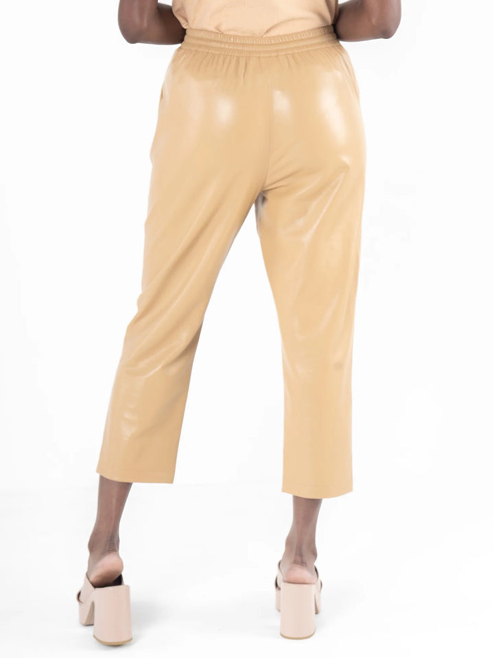 Joy Faux Leather Jogger