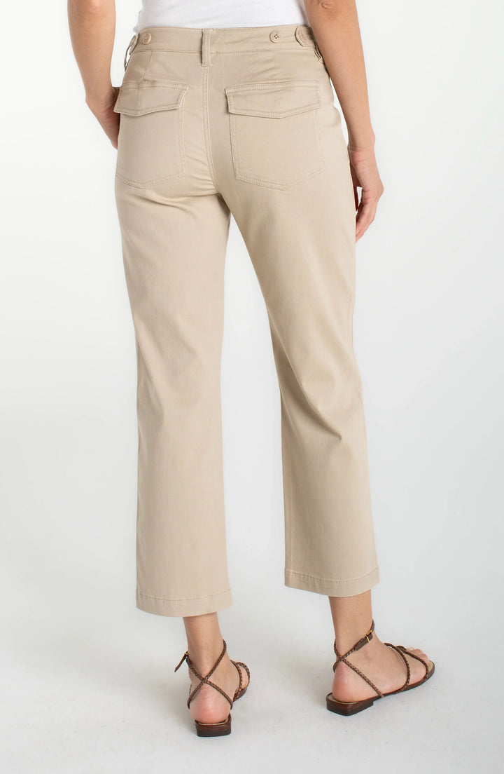 Utility Crop Straight Tab Pant