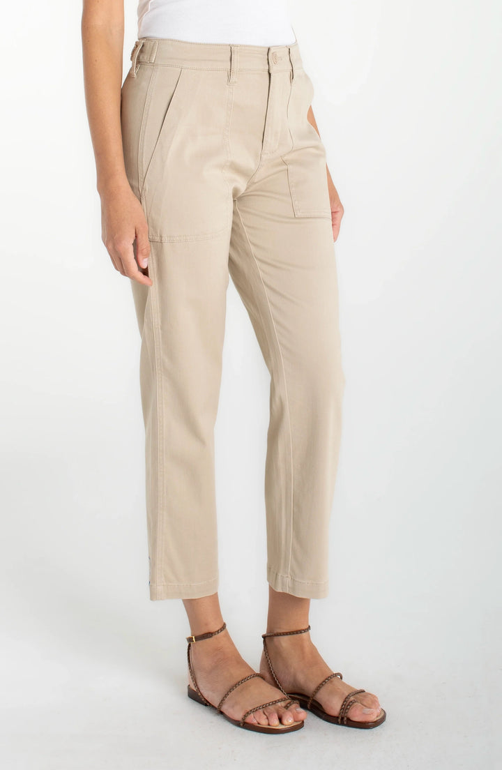 Utility Crop Straight Tab Pant