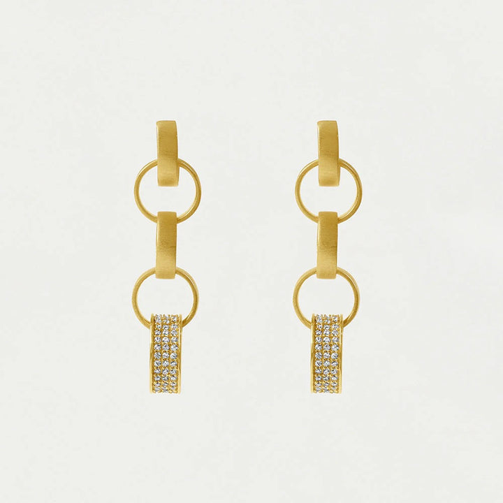 Petit Pave Statement Earrings