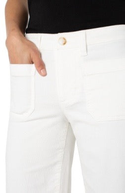Corduroy 27" Wide Leg Pant