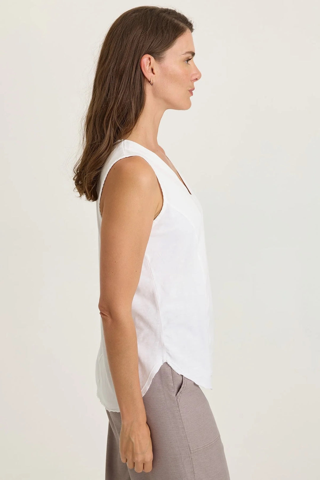 Nila White Tank