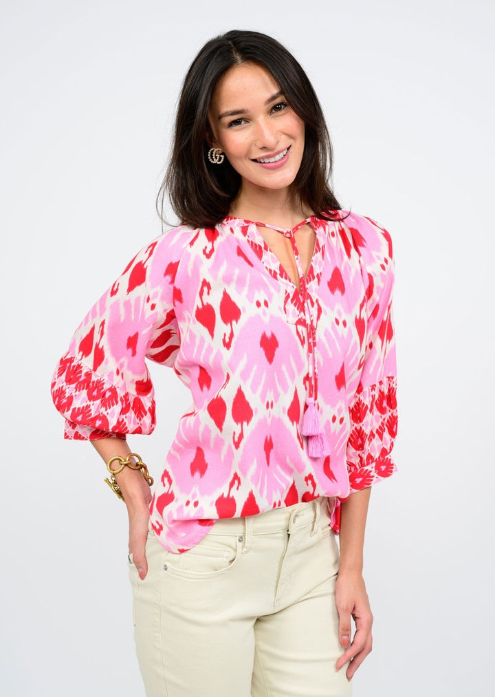 Ikat Your Heart Top