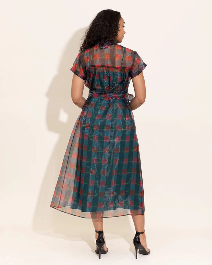 Rachel Dress in Holiday Plaid