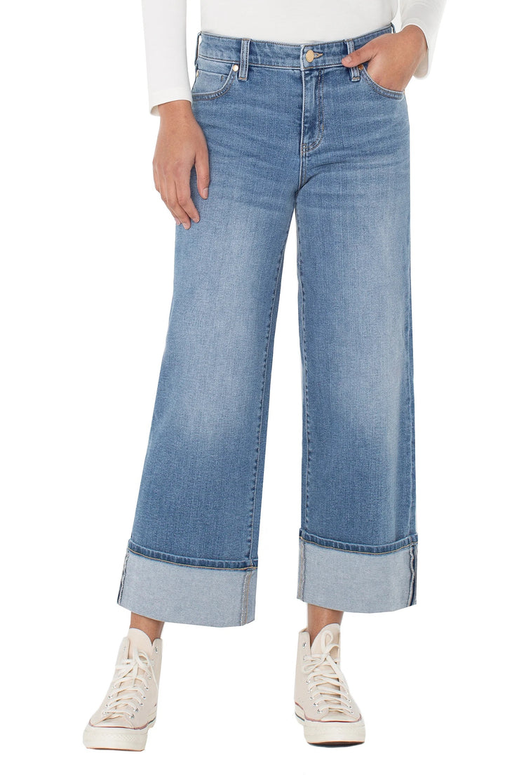 Morgan 27" Cuff Wide Jean