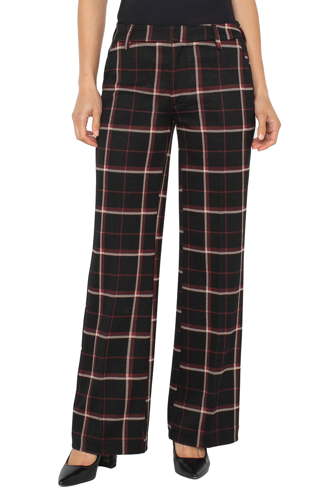 Kelsey 31" Plaid Trouser