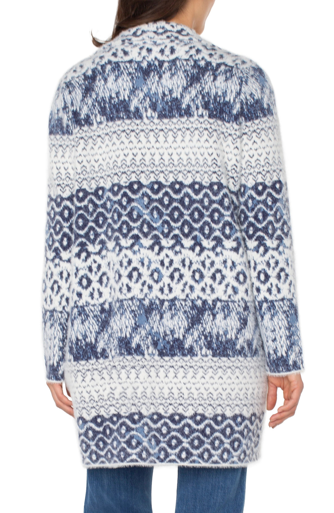 Navi Shibori Coatigan Sweater