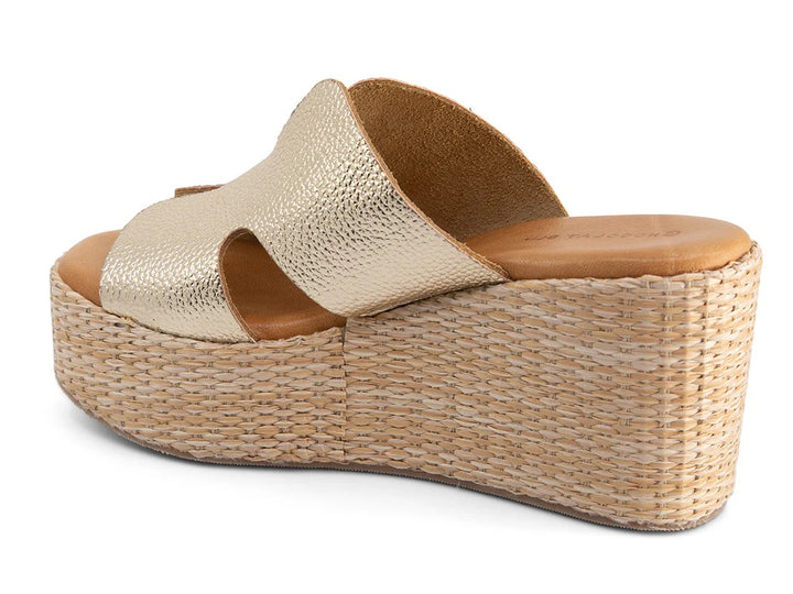 Jamie Gold Platform Sandal