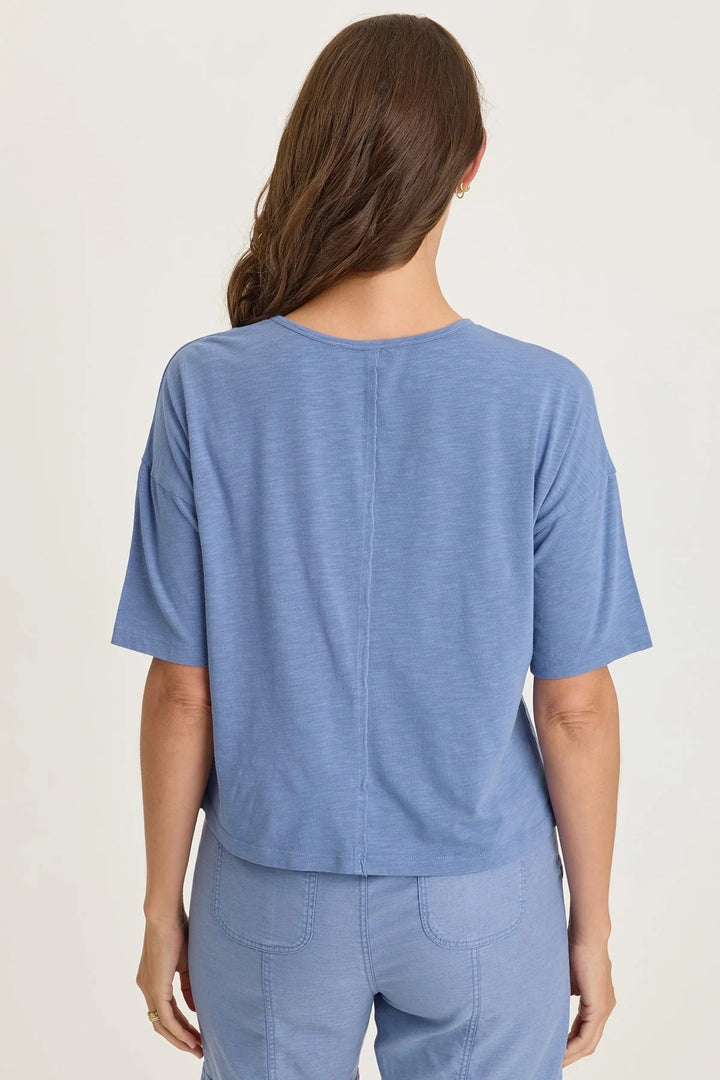 Lino Mixed Media Tee