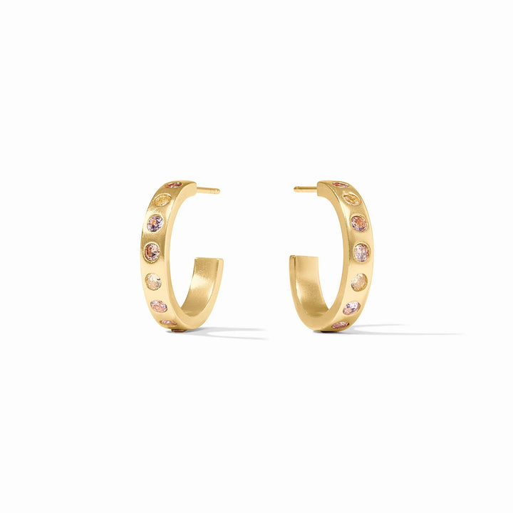 Rainbow Hoop Earrings