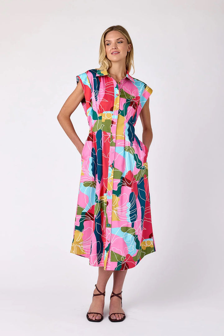 Qunicy Dress In Floral Whimsey