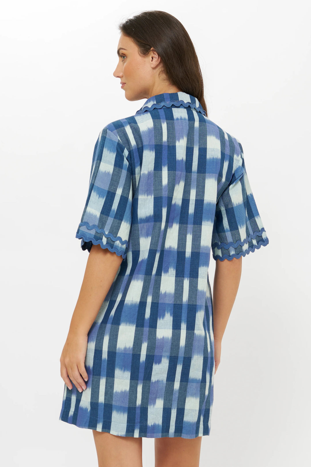 Ric-Rac Collared Mini Dress