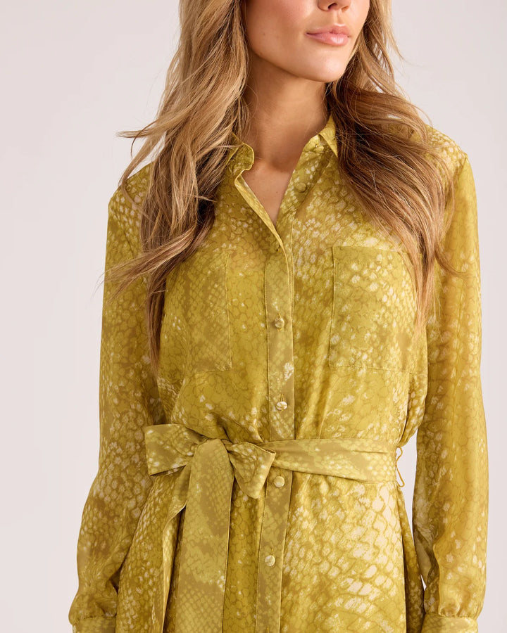 Vesper Python Dress