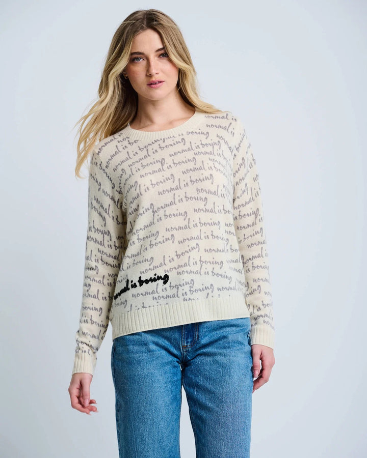 "Normal Is Boring" Sweater