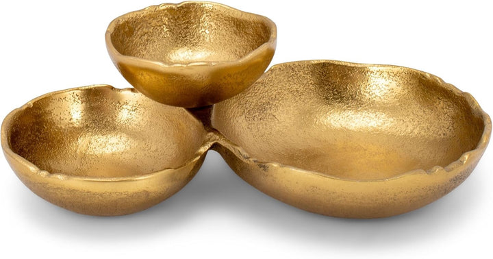 Textured 3-Bowl Dish