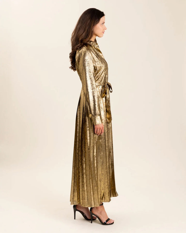 Adair Dress in Bronze