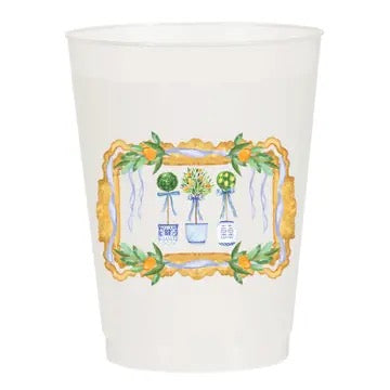 Frosted Cups - set of 10