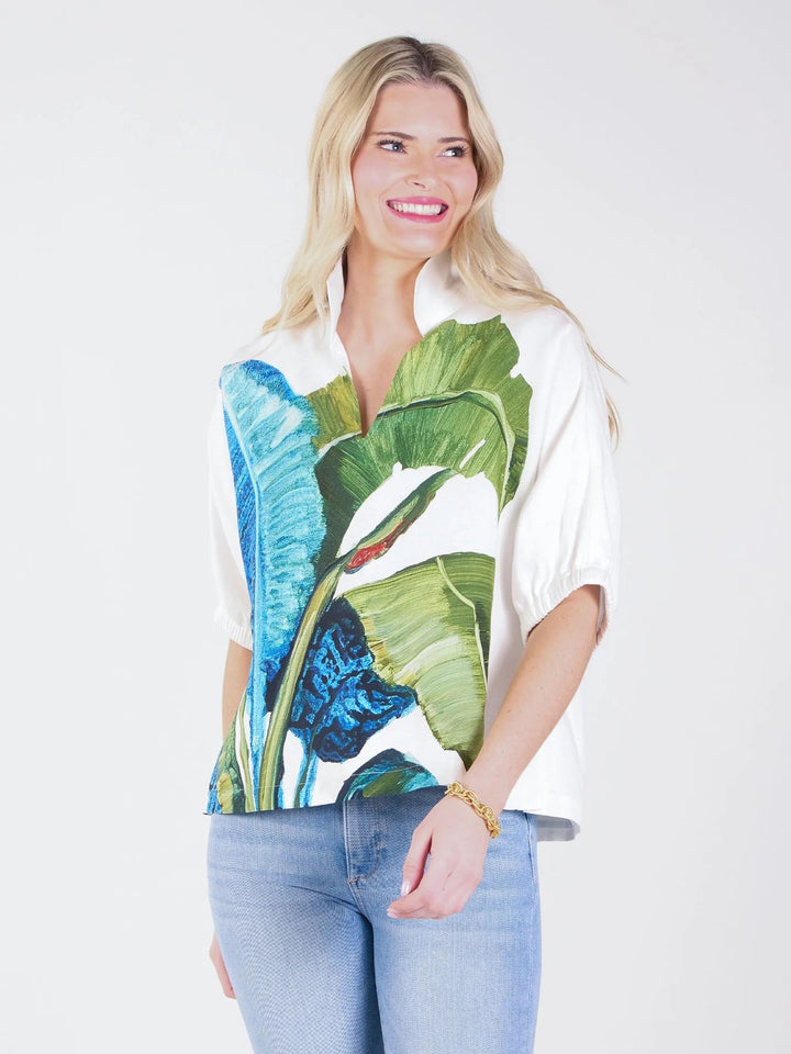 Poppy Bellamy Leaves Top