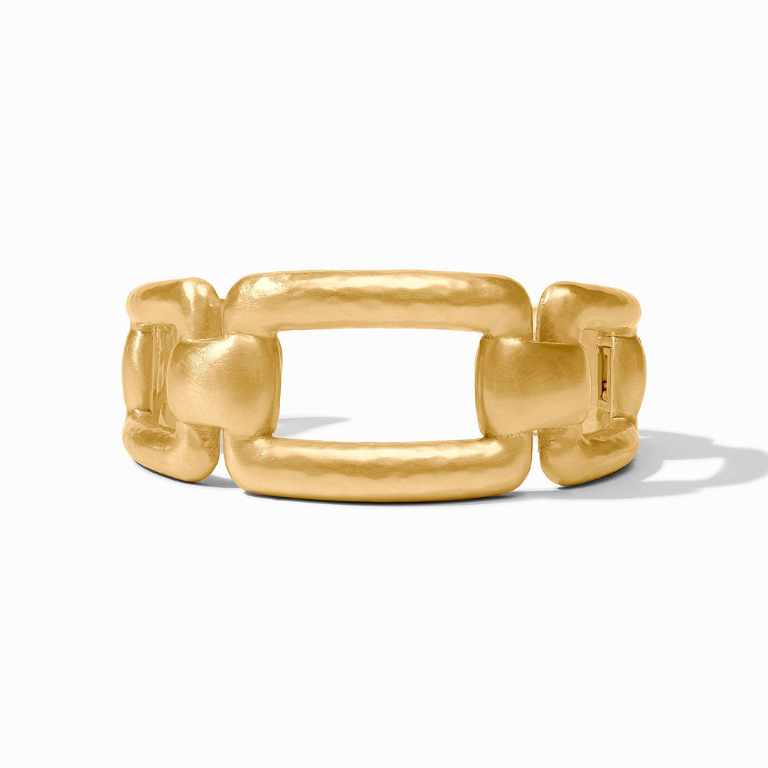 Gold Sahara Cuff bracelet by Julie Vos featuring bold, textured design in elegant accessories style.