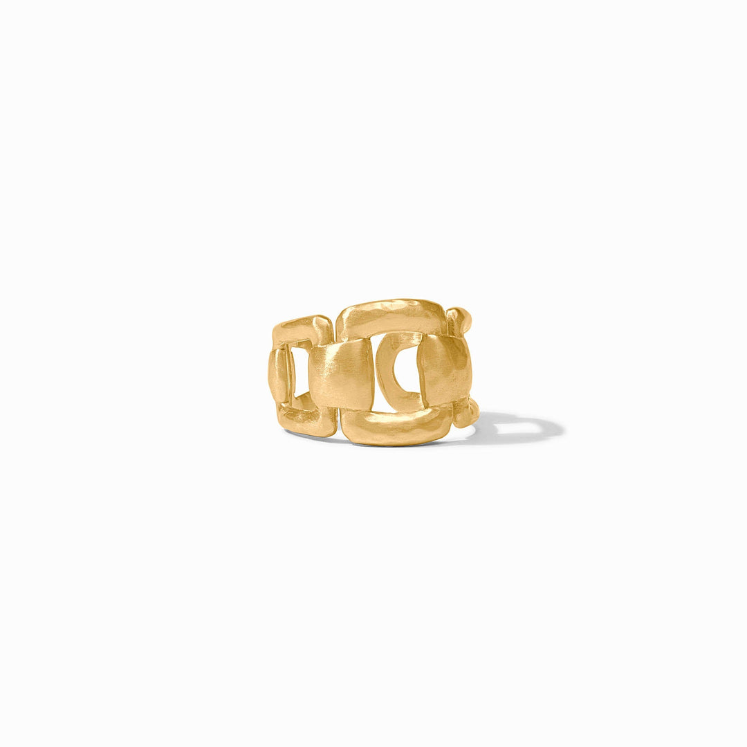 Julie Vos Sahara Ring in gold, a stylish accessories piece with intricate design and elegant finish.