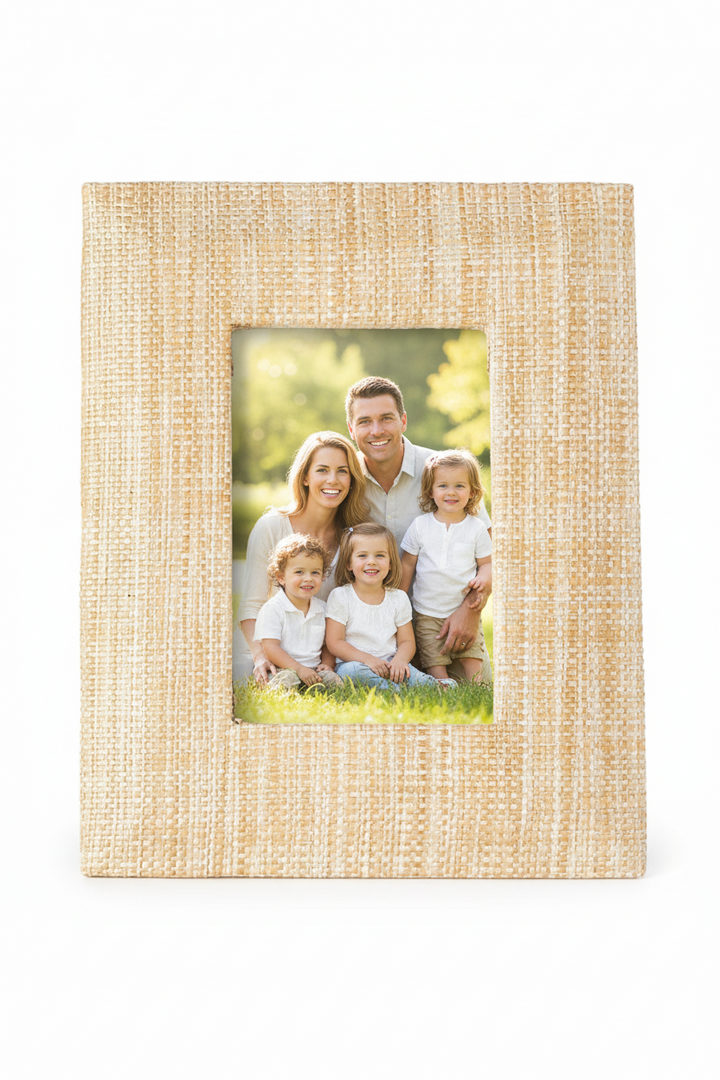 Monaco Natural Grass Photo Frame 4x6