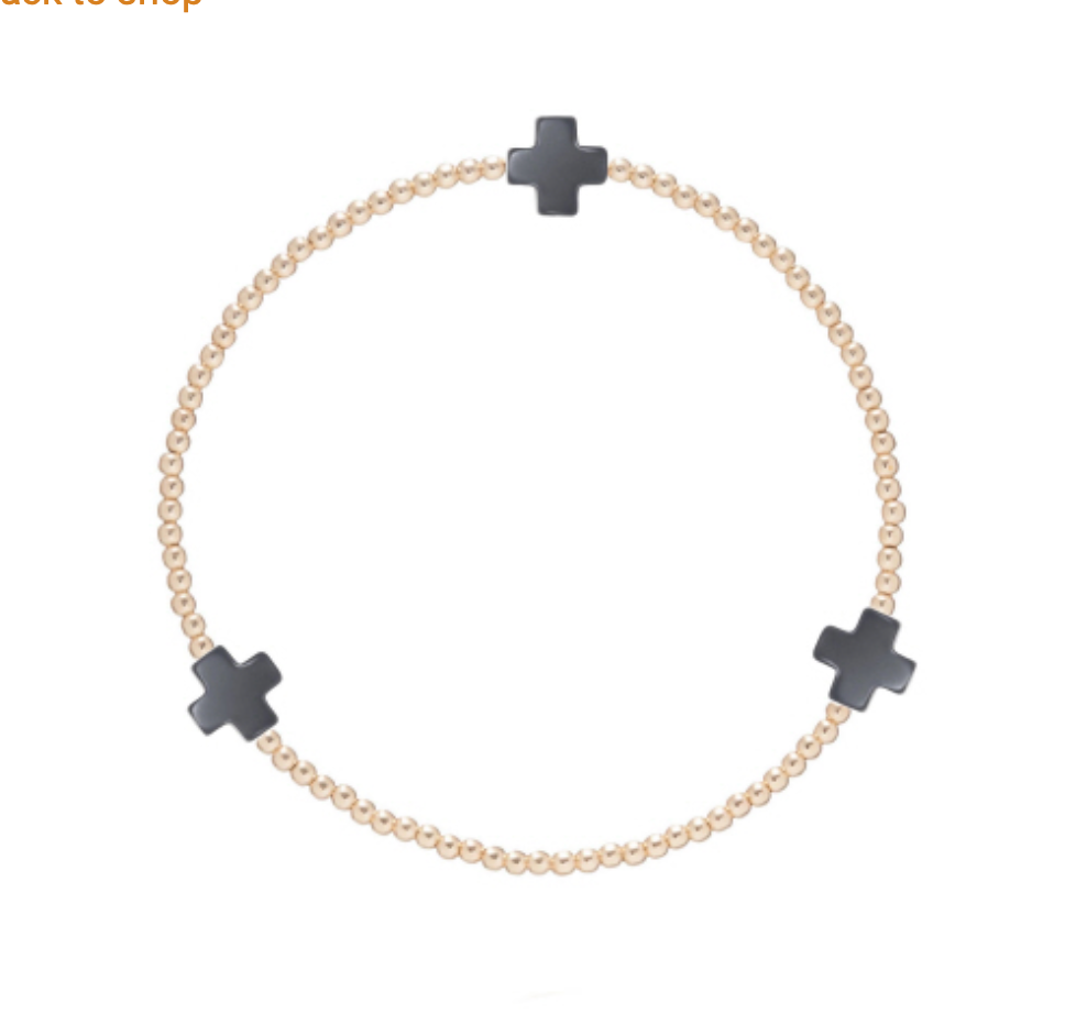 Signature Cross 2mm Bracelet Gold