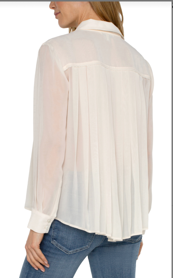 Pleated Back Blouse