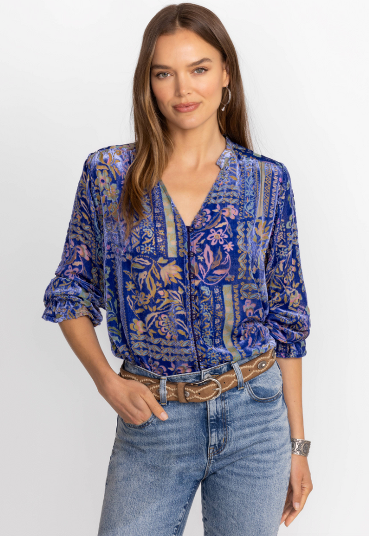 Joasie Burnout Blouse