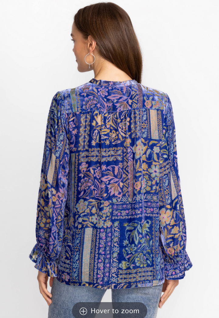 Joasie Burnout Blouse