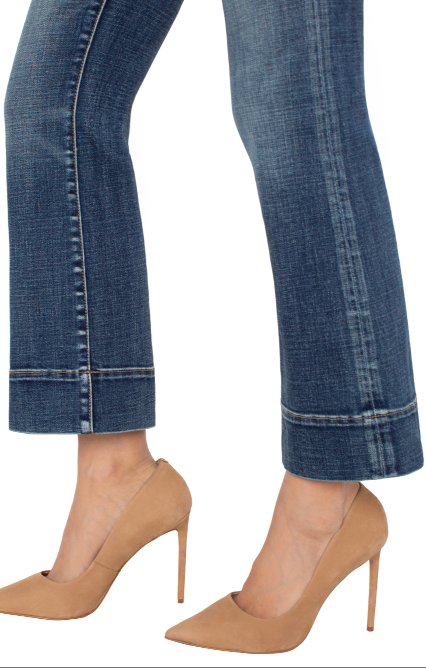 Gia 27" Wide Flare Hem Jean