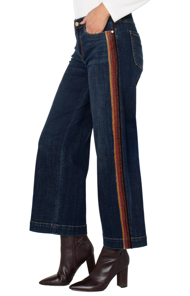 Stride 28" Velvet Trim Jean
