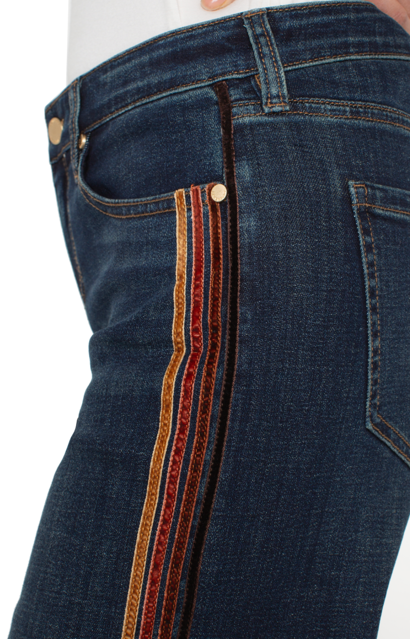 Stride 28" Velvet Trim Jean
