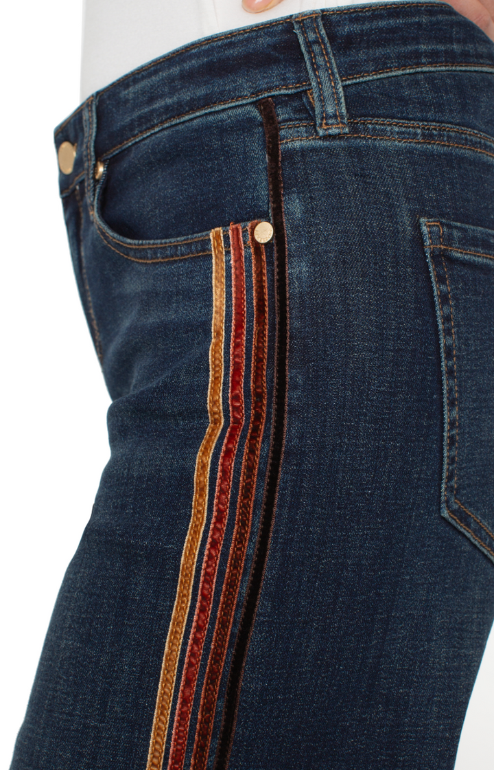 Stride 28" Velvet Trim Jean