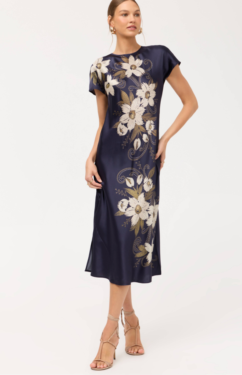 Corinthe Bias Dolman Dress