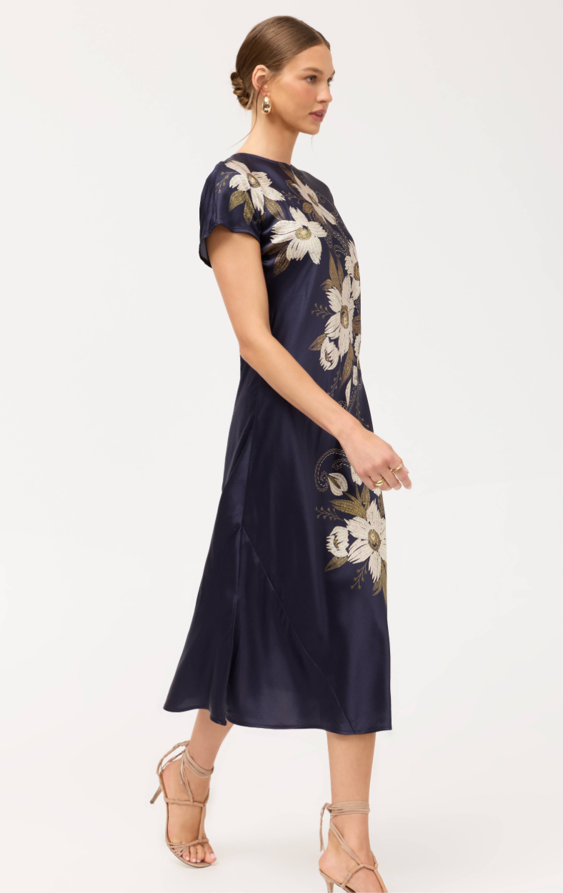Corinthe Bias Dolman Dress