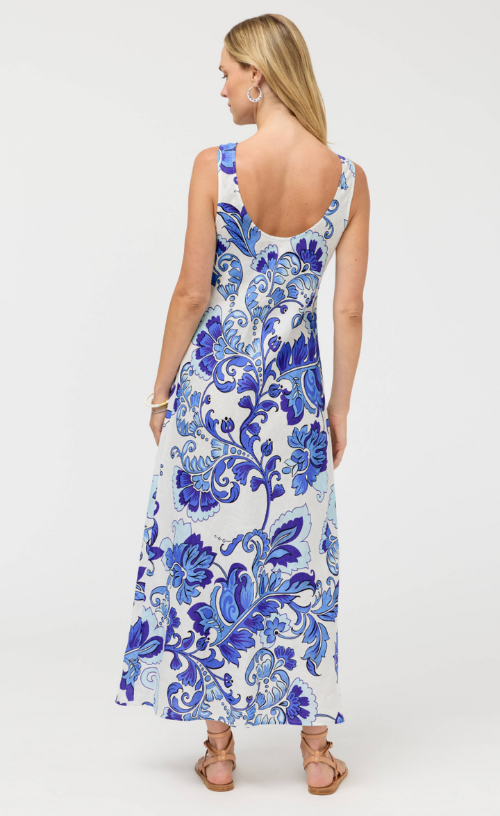 Naidda Linen Tank Dress