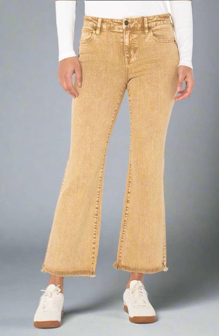 Hannah 28" Fray-Hem Jean