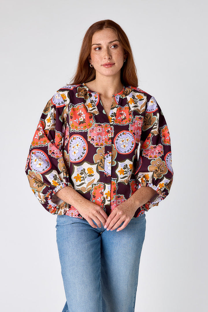 Livie Stamp Blouse