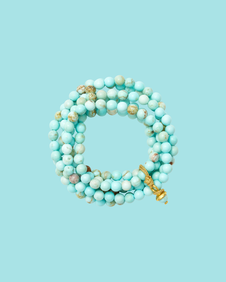 Sky Turquoise Sally Bracelet styled on the wrist