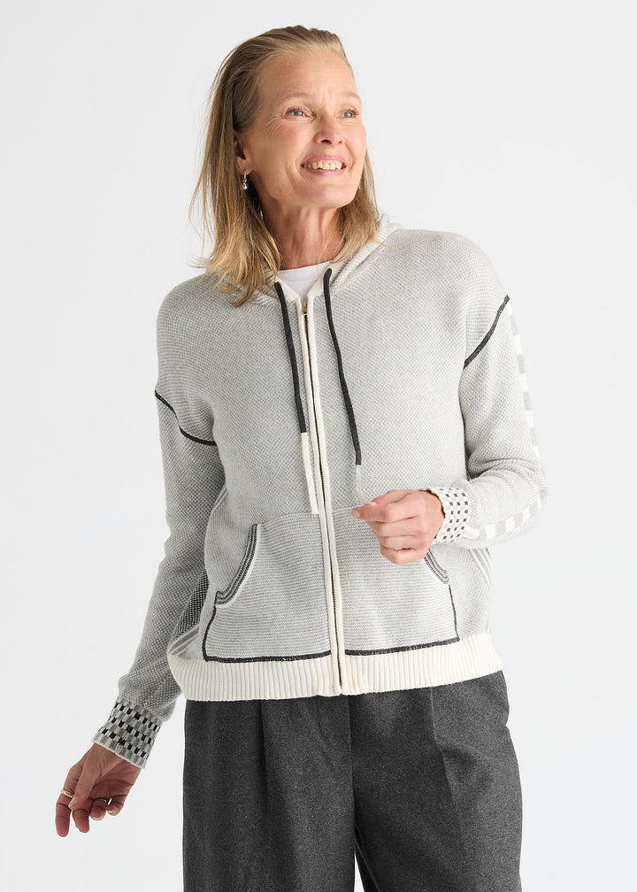 Birdseye Snow Hoodie