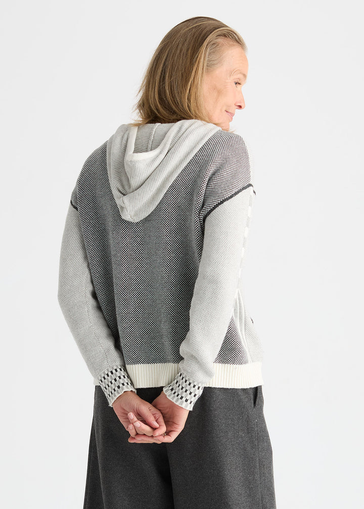 Birdseye Snow Hoodie