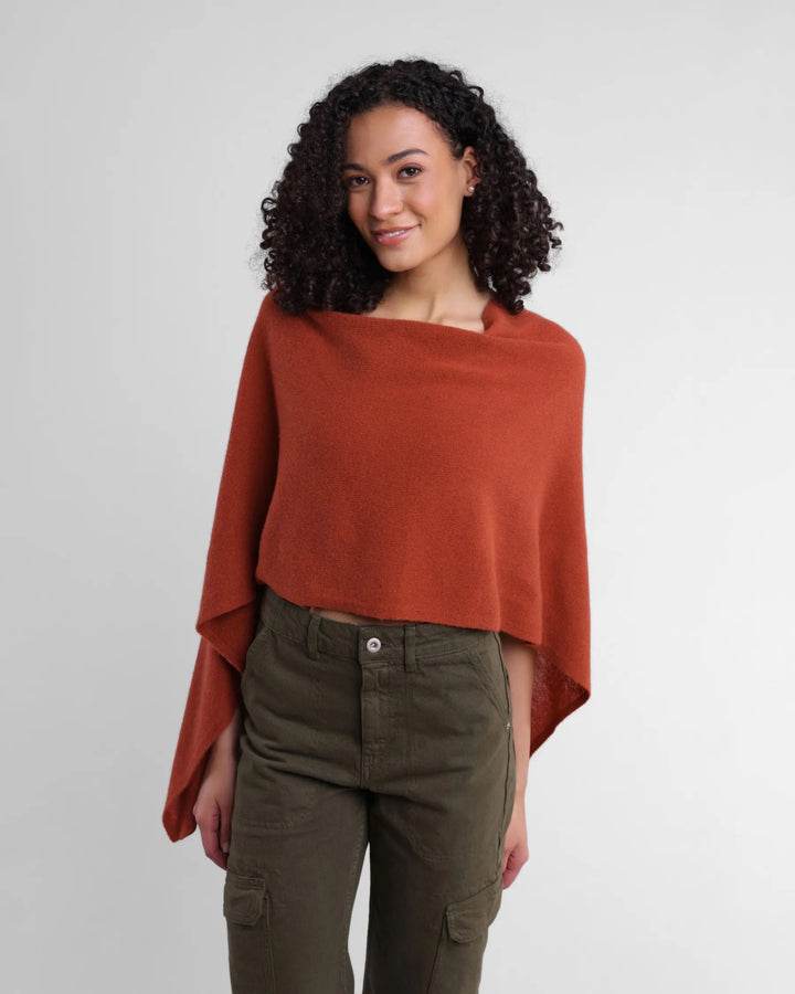 Soft Alashan Cashmere top in a cozy cashmere topper style, featuring a smooth texture and elegant design.
