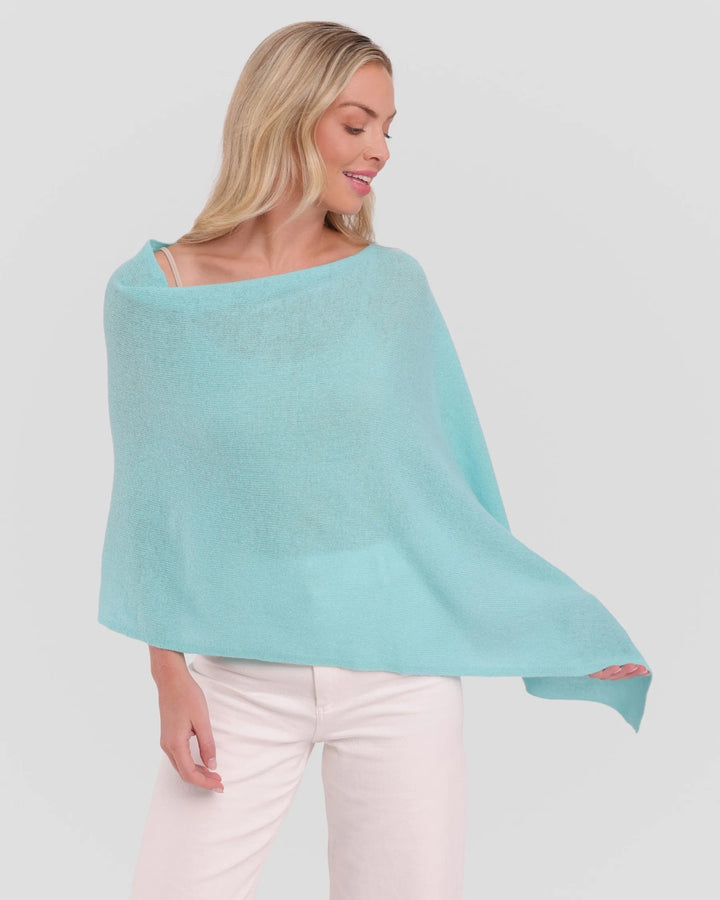 Alashan Cashmere cashmere topper in soft, luxurious fabric with a relaxed fit and subtle drape, displayed on a neutral background.